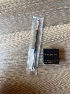 New ABH brow pomade and dual ended firm angled brush